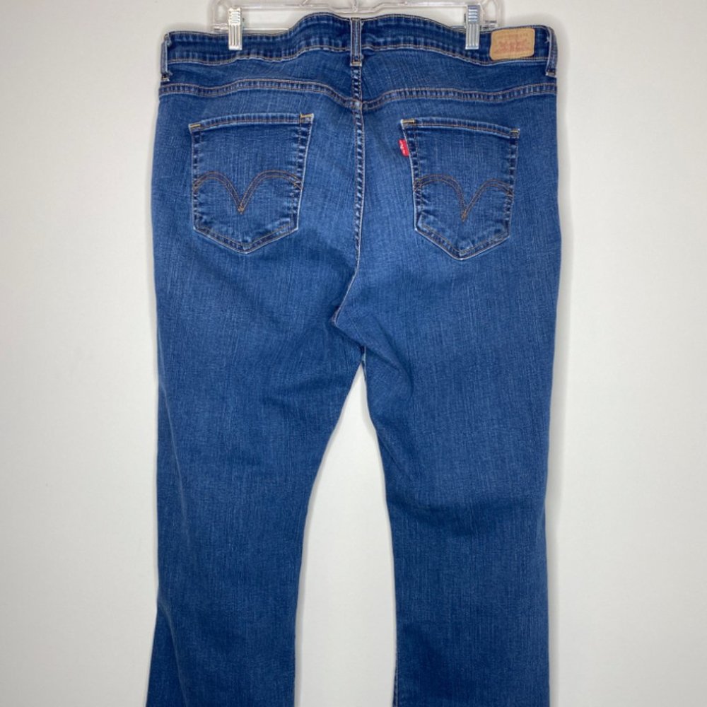 Levi's Size 22 M Blue Medium Wash 512 Flared Leg Jeans - Picture 3 of 7